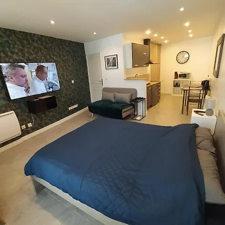 Studio Autonome Cosy à 2km de Roissy en France Vaudherland Extérieur photo