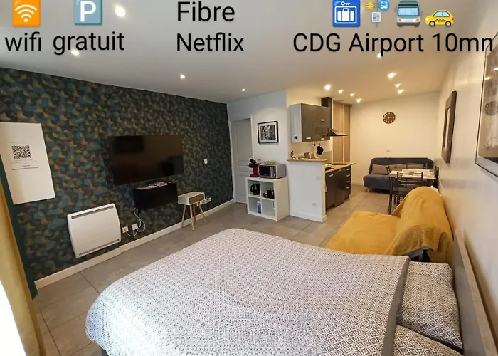 Studio Autonome Cosy A Paris Cdg