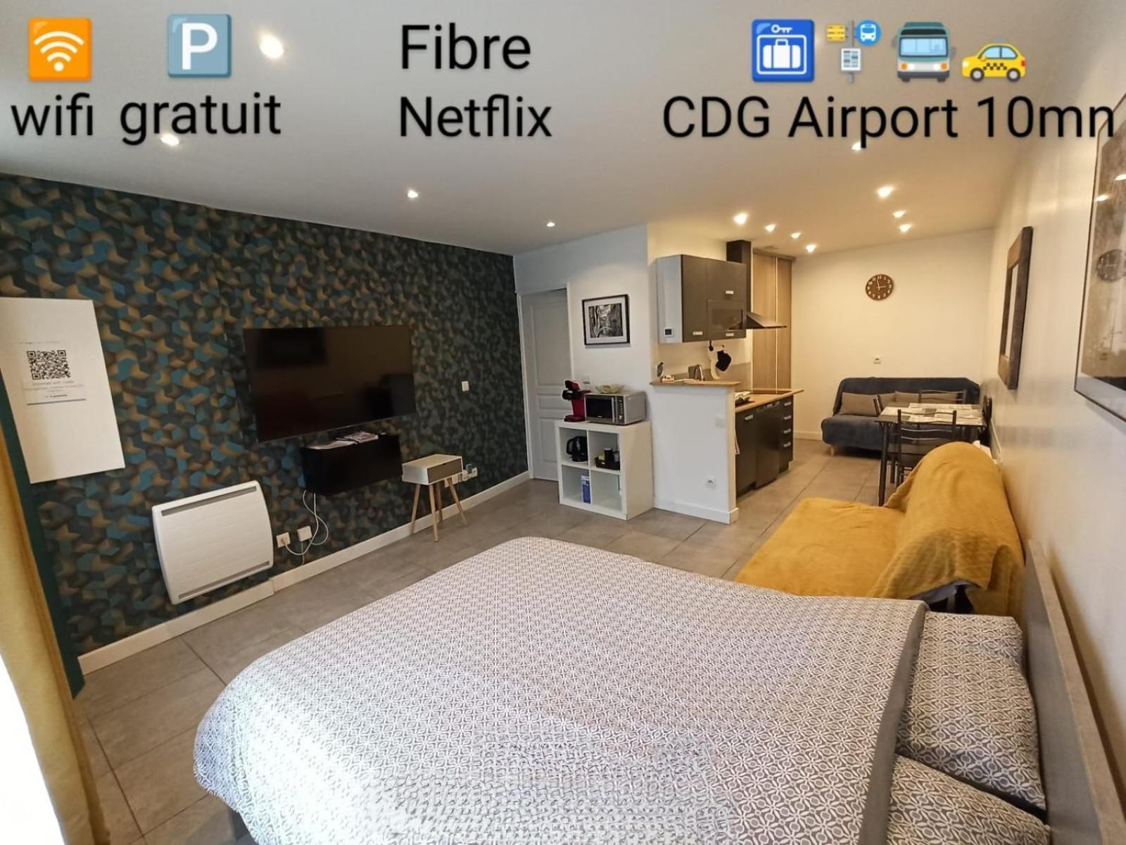 Autonome Cosy A Paris Cdg Apartment Vaudherland